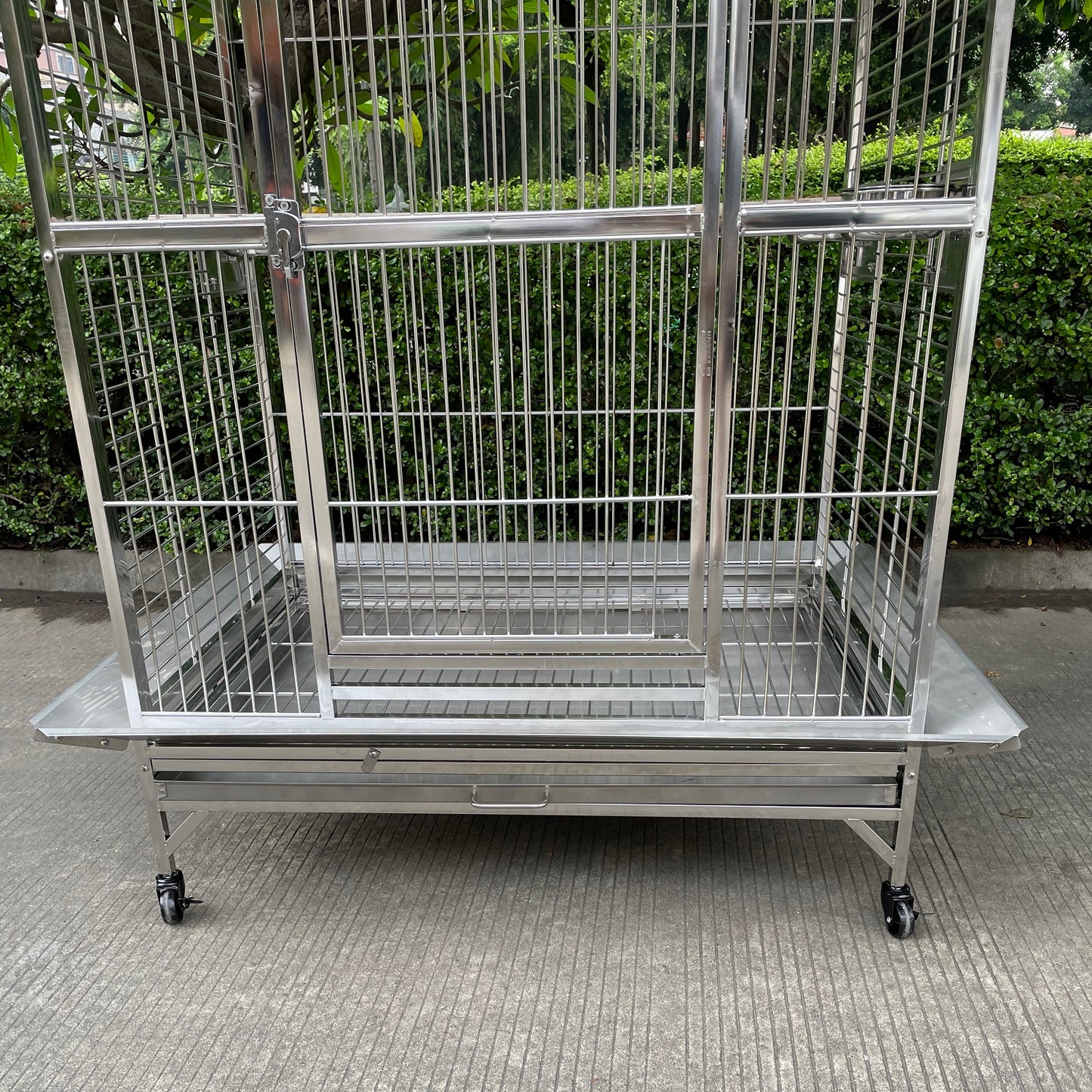 40"x30"x70" Stainless Steel SUS201 Play Top Style Bird Cage Parrot Cage Large 100X75X 175CM