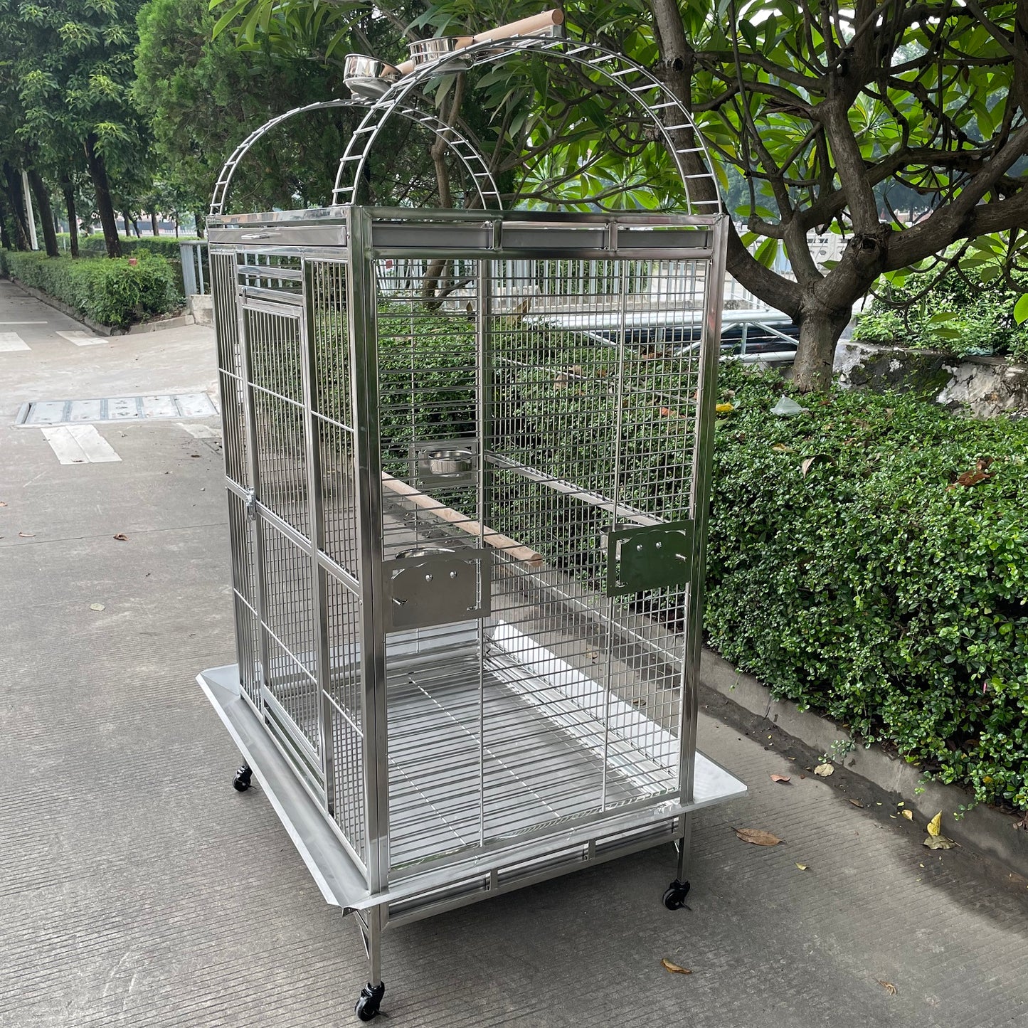 40"x30"x70" Stainless Steel SUS201 Play Top Style Bird Cage Parrot Cage Large 100X75X 175CM