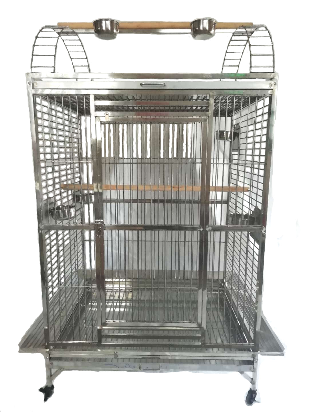 40"x30"x70" Stainless Steel SUS201 Play Top Style Bird Cage Parrot Cage Large 100X75X 175CM