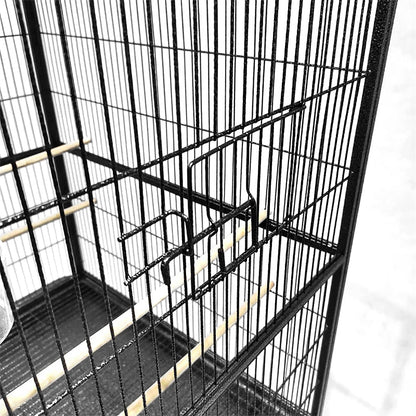 Black Vein Metal Cage Bird Cage Small Animal Cage Parrot Cage Cocktail Cage