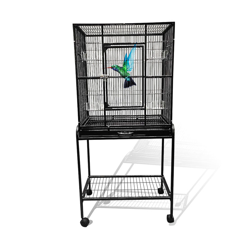Black Vein Metal Cage Bird Cage Small Animal Cage Parrot Cage Cocktail Cage