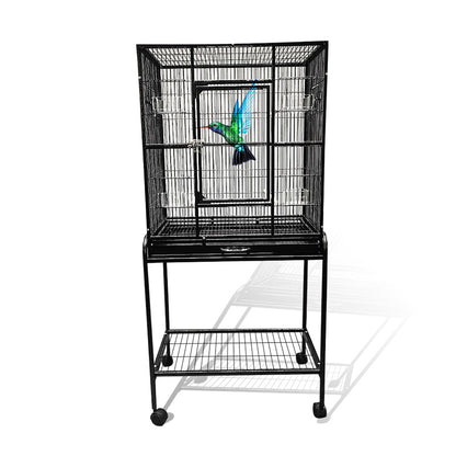 Black Vein Metal Cage Bird Cage Small Animal Cage Parrot Cage Cocktail Cage