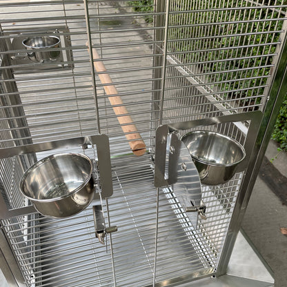 SUS201 Stainless Steel PLAYTOP Style Bird CAGE Parrot CAGE 24"X20"X56"