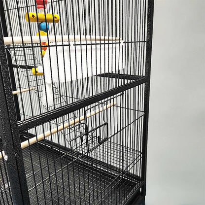 Black Vein Metal Cage Bird Cage Small Animal Cage Parrot Cage Cocktail Cage