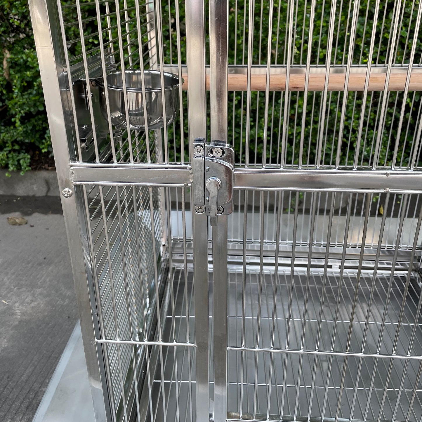 SUS201 Stainless Steel PLAYTOP Style Bird CAGE Parrot CAGE 24"X20"X56"