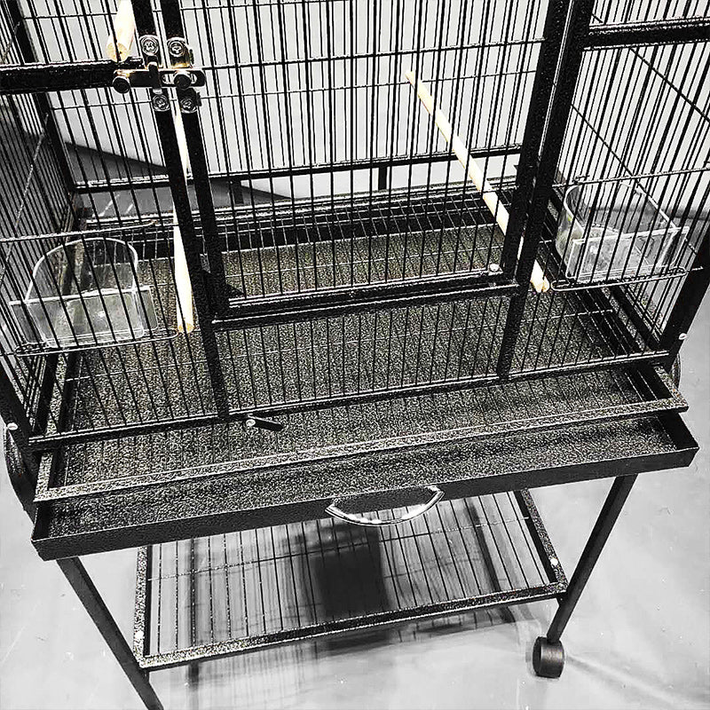 Black Vein Metal Cage Bird Cage Small Animal Cage Parrot Cage Cocktail Cage